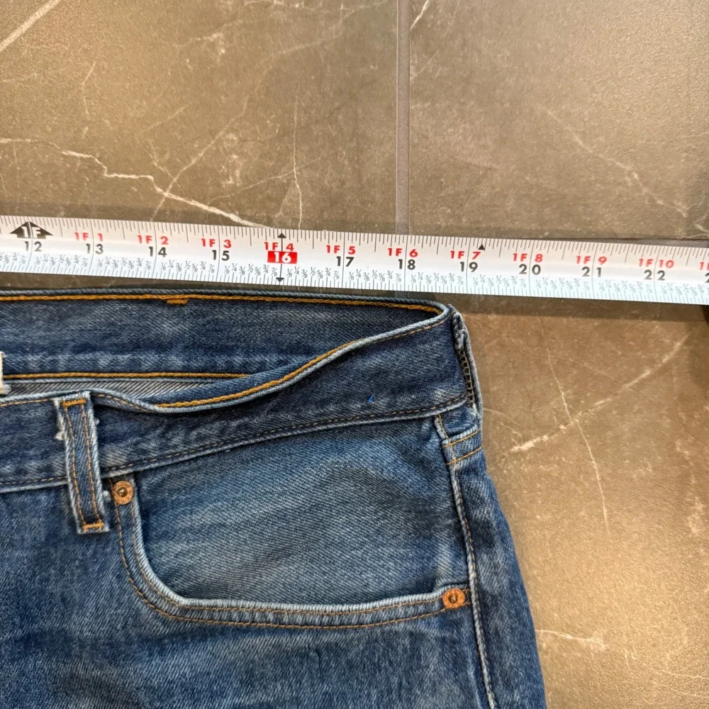 Vintage Levi's 501 xx Honeycomb Jeans Blue Button Fly USA 38 x 31 Faded 90s